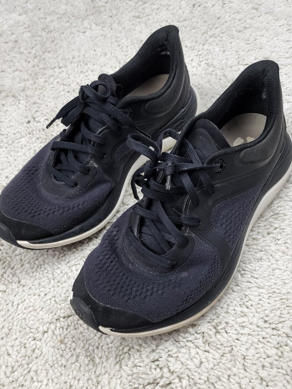 Lululemon Chargefeel Low Womens Size 8.5 Shoes Asph/ggre Workout Athletic Black